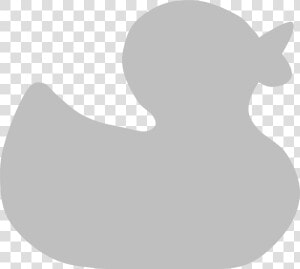 Transparent Rubber Duck Png   Grey Rubber Duck Clipart  Png Download