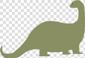 Cartoon Illustration Brachiosaurus  HD Png Download