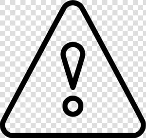 Exclamation Attention Warning Triangle Button Sign   Warning Triangle Icon Vector  HD Png Download