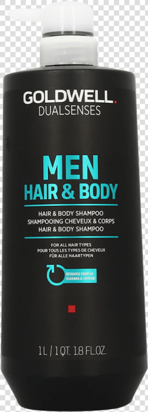 Goldwell Dualsenses Men Hair  amp  Body Shampoo 1000ml   Goldwell Topchic  HD Png Download