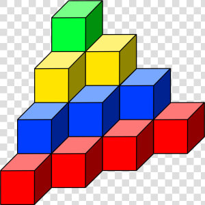 Cube Tower 01 Clip Arts   Cube Tower  HD Png Download