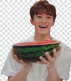 Mark Lee Cliparts Clip Free Download Mark Marklee Leemark   Mark Lee Nct And Watermelon  HD Png Download