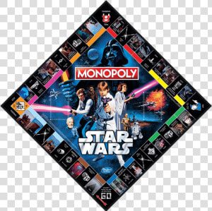 Star Wars Monopoly 40th Anniversary Edition   40th Anniversary Star Wars Monopoly  HD Png Download