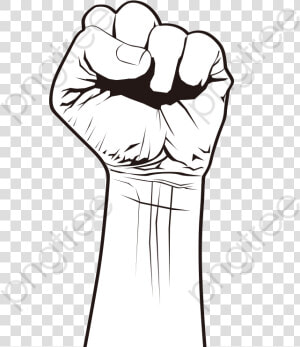 Transparent Fist Clipart   Fist Drawing Png  Png Download