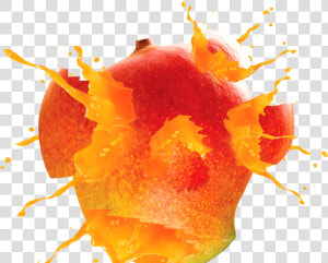 Mango Exploding Juice Png Image   Mango Exploding  Transparent Png