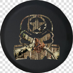 Jeep Liberty Tire Cover With Punisher Skull Gas Mask   Illustration  HD Png Download