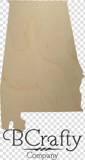 Wooden Alabama State Shape Cutout   Alabama State Shape  HD Png Download