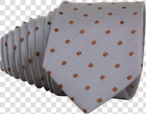 Classic Grey And Red Dot Necktie   Polka Dot  HD Png Download