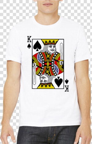 Standard White King Of Spades   Playing Card Front Png  Transparent Png