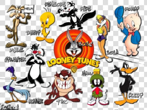 Transparent Bugs Bunny Clipart   Looney Tunes Full Cast  HD Png Download