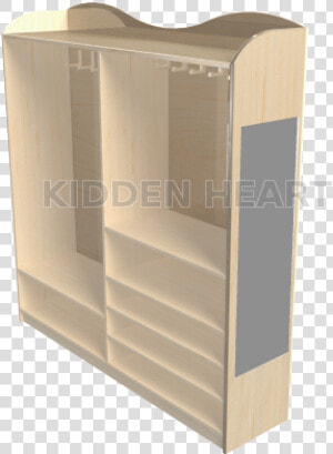 Birch Plywood Open Wardrobe With Hooks And Storage   Cupboard  HD Png Download