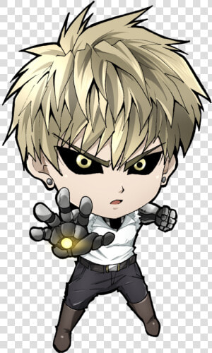 Saitama onepunchman opm  One punch Man  One Punch   Chibi Genos Png  Transparent Png