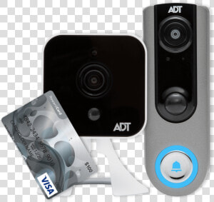 Adt Video Doorbell Outdoor Camera  100 Visa Gift Card   Subwoofer  HD Png Download