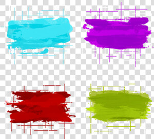 Abstract Line Banner With Watercolour Detailed  Shape    Shape Painting Png  Transparent Png