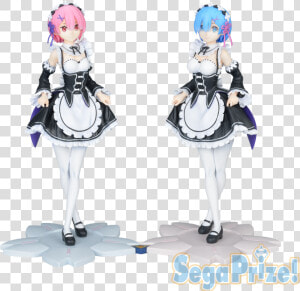 Sega Re Zero Starting Life In Another World Anime Curtsey   Rem Curtsey Figure  HD Png Download