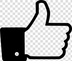 Fb Like   Thumbs Up Noun Project  HD Png Download