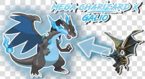 Mega Charizard X Galio Map Skins   Pokemon Mega Charizard  HD Png Download