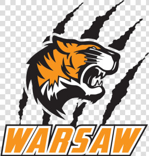 School Logo   Warsaw High School Tigers  HD Png Download