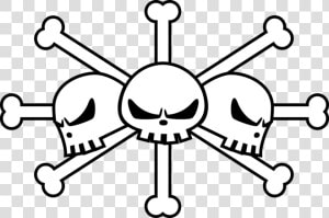 Pirate Flag At Getdrawings Clip Transparent Stock   Blackbeard Pirates One Piece Logo  HD Png Download