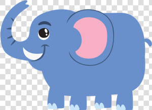 Free Blue Elephant Cliparts  Download Free Clip Art    Cute Blue Elephant Clipart  HD Png Download