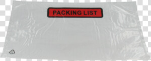 Envelope  Packing List Envelope  165x225mm  White transparent   Mat  HD Png Download