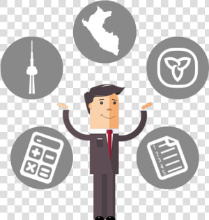 Doing Business In Ontario Canada   Illustration  HD Png Download