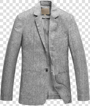 Blazer For Men Free Png Image   Light Grey Sports Jacket Linen  Transparent Png