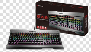 Biostar Gk3 Mechanical Gaming Keyboard  HD Png Download