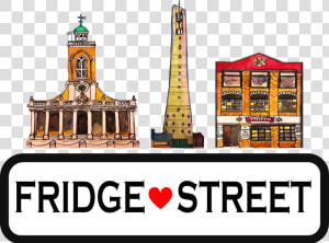 Fridgestreet Square Logo Colour   Northampton Fridge Magnet  HD Png Download