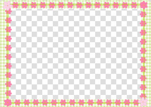 Free Digital Flower Border Scrapbooking Elements Clipart   Visual Arts  HD Png Download