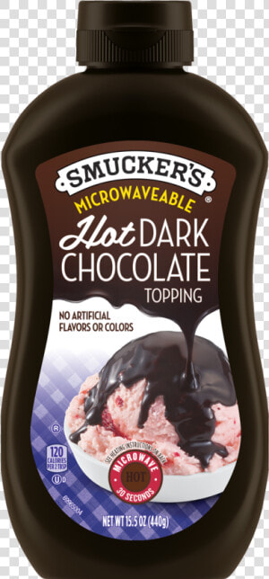 Microwaveable Ice Cream Toppings   Hot Fudge Sauce Bottle  HD Png Download