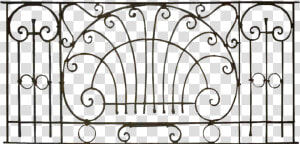 Iron Fence Png   Wrought Iron Balcony Railing Png  Transparent Png