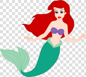 Collection Of Free Princess Drawing Ariel Download   Princess Ariel Tail  HD Png Download