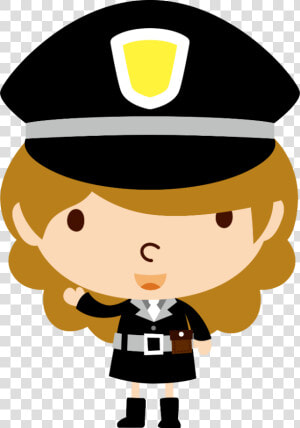 Transparent Policia Clipart   Cartoon Police Children  HD Png Download