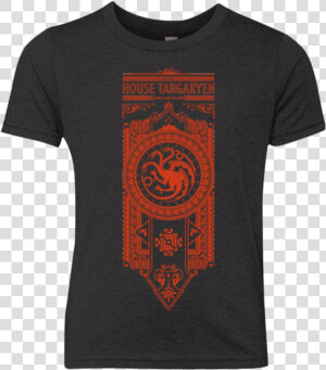 House Targaryen Youth Triblend T shirt   T shirt  HD Png Download