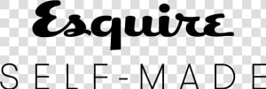 Esquire Magazine Logo   Png Download   Esquire Self Made Logo  Transparent Png