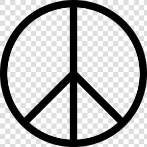 Peace Symbol Png   Thin Peace Sign Outline  Transparent Png