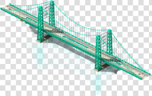 Bridge extradosed Bridge suspension Bridge nonbuilding   Green Bridge Transparent Background  HD Png Download