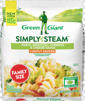 Green Giant® Simply Steam™ Family Size Pasta  Broccoli    Green Giant Steamers Broccoli And Cheese Rice  HD Png Download