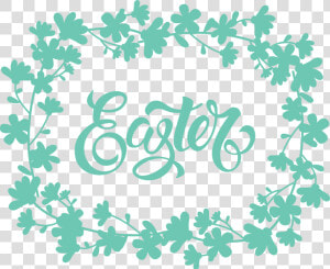 Easter Frame Svg Cut File   Happy Easter Pictures To Print  HD Png Download