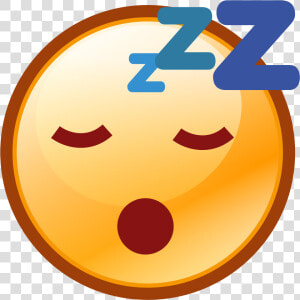 Smiley Clipart Sleepy  HD Png Download