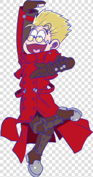  thelamebat Asked If I Could Post The Vash Image That   Cartoon  HD Png Download