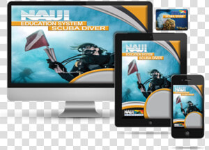 0000308 Scuba Diver Digital Plus Nes 600   Naui Elearning  HD Png Download