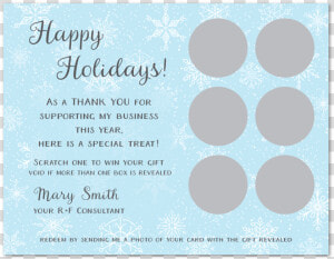 Winter Scratcher Gift Card data caption class   Circle  HD Png Download