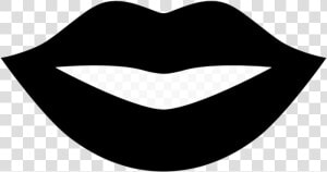 Mouth Lips Clipart Black And White Emoji Free Transparent   Lips Clipart Black And White  HD Png Download