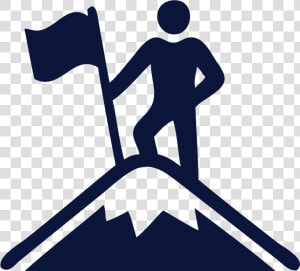 Business Launch Boot Camp Aurora   Mountain Climber Icon  HD Png Download