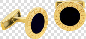 Bulgari Bulgari Kt Yellow Gold Onyx Cufflinks   Bulgari  HD Png Download