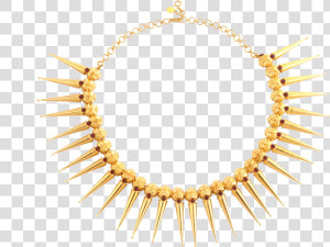 Les Muses Bm Prerna Jewellery Avni Gold Ruby 3 min   Necklace  HD Png Download