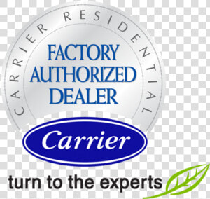 Carrier Factory Authorized Dealer   Carrier Factory Authorized Dealer Logo Png  Transparent Png