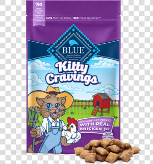 Blue Kitty Cravings Real Chicken Cat Treats   Blue Buffalo Dog Food  HD Png Download